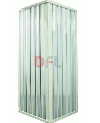 BOX DOCCIA A DUE PORTE PVC BIANCO CM. 90x90 - H 185 ARREDO BAGNO