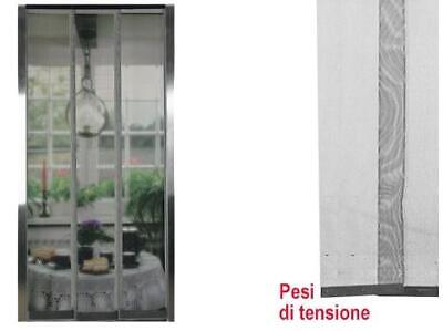 ZANZARIERA ZANZARIERE STOP INSET FIVER PER PORTA 4 TELI CM.100X220