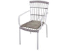 SEDIE CHAMPAGNE STRUTTURA IN ALLUMINIO IN PE RATTAN ARREDO GIARDINO PEZZI 2