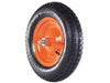 RUOTE PNEUMATICHE RUOTA 350x80 - 116MM CON CUSCINETTO PER CARRIOLE