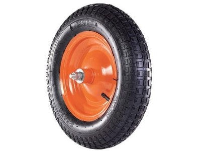 RUOTE PNEUMATICHE RUOTA 350x80 - 116MM CON CUSCINETTO PER CARRIOLE