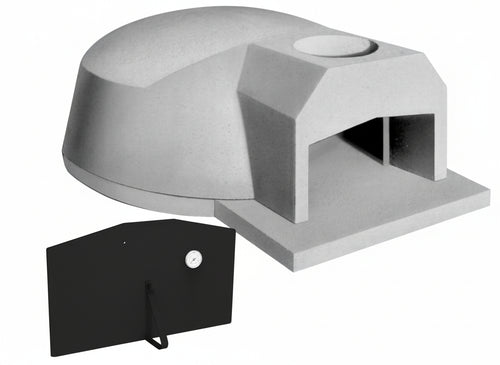 FORNI FORNO A LEGNA CROCCANTE VZF 2 CM.L118xP153xH61 CON PORTA FORNO