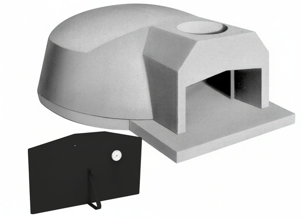 FORNI FORNO A LEGNA CROCCANTE VZF 2 CM.L118xP153xH61 CON PORTA FORNO