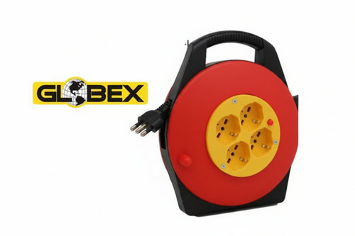 AVVOLGICAVO ELETTRICO PROLUNGA 10 MT 4 PRESE 2P+T 10/16A