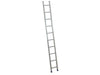 SCALA IN ALLUMINIO SINGOLA FACAL STILO SEMPLICE 8 GRADINI MT. 2,46