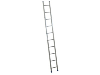 SCALA IN ALLUMINIO SINGOLA FACAL STILO SEMPLICE 8 GRADINI MT. 2,46