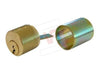 F.LLI FACCHINETTI CILINDRO ESTERNO FISSO DA APPLICARE  MM. 25X50 CON 3 CHIAVI