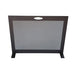 SCHERMI PARASCINTILLE RETTANGOLARE MODELLO GRAFFITE IN FERRO BATTUTO CM.60X16X46