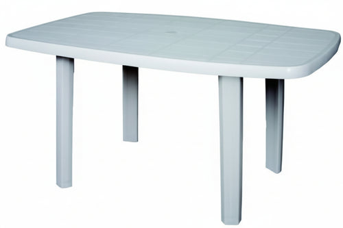 TAVOLO SORRENTO IN POLIPROPILENE VERDE CM. 140X80X72H