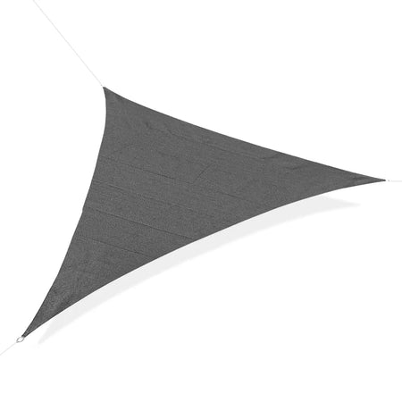 Tenda da Sole Triangolare Anti-UV e Traspirante con Ganci a D, in HDPE, 5x5x5 m VC3840-231VC3
