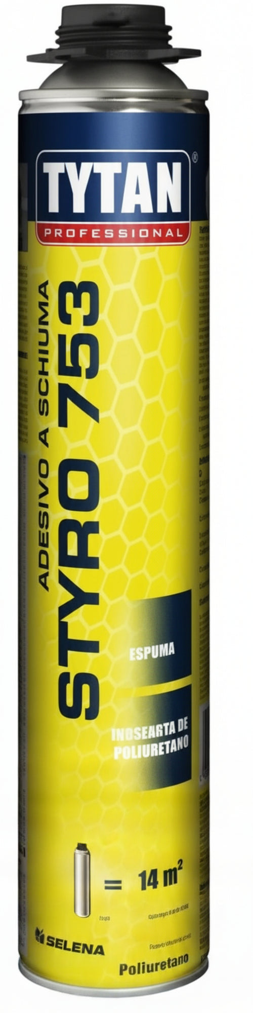 SCHIUMA ADESIVA PER CAPPOTTO STYRO 753 CON PISTOLA 750ML SUPER