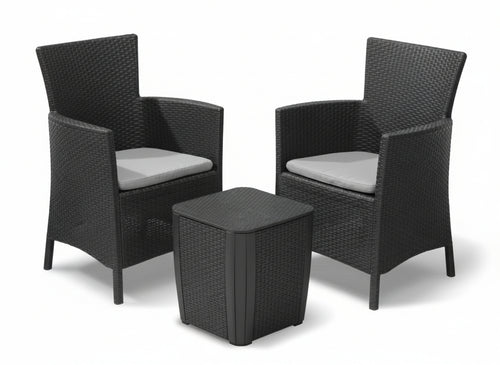 SALOTTINO IOWA BALCONY ANTRACITE O CAPUCCINO