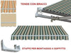 TENDE DA SOLE CON BRACCI DIMENSIONI CM. 250X200