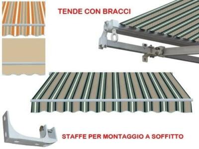 TENDE DA SOLE CON BRACCI DIMENSIONI CM. 250X200