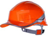 ELMETTO DI PROTEZIONE BASEBALL DELTAPLUS FLUORESCENTE ARANCIO O GIALLO
