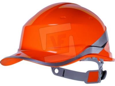 ELMETTO DI PROTEZIONE BASEBALL DELTAPLUS FLUORESCENTE ARANCIO O GIALLO