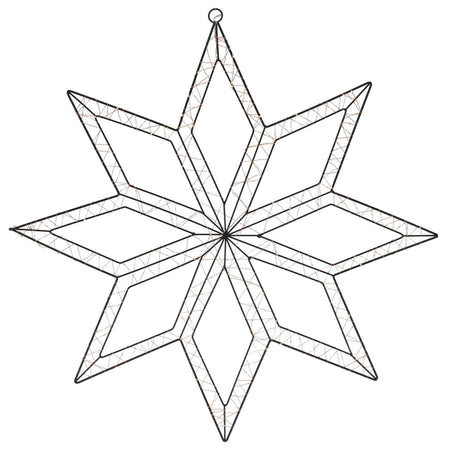 Figura luminosa Fiocco pendente da 300 LED, per esterno, da 74 cm