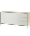 KIT CREDENZA BROOKLYN 2 ANTE + 3 CASSETTI CANADIAN/B.ARTIK CM. 154X41X74H
