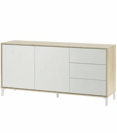 KIT CREDENZA BROOKLYN 2 ANTE + 3 CASSETTI CANADIAN/B.ARTIK CM. 154X41X74H