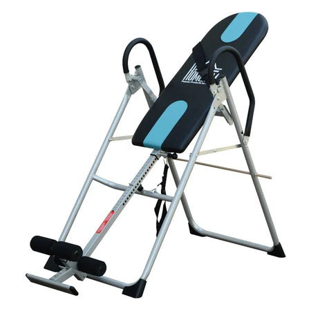 Panca a Inversione Gravitazionale Professionale Imbottita, Tavola di Inversione in Acciaio, 65x112-142x126cm QY1A91-053QY1