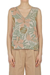 ALESSIA SANTI Alessia Santi - Top - 450178 - Verde/Rosa da donna