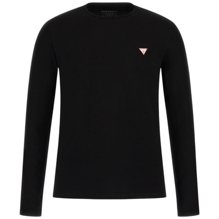 Guess t-shirt nera manica lunga M2YI28-J1314