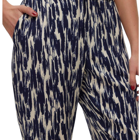 Vero Moda pantalone bianco blu Easy Joy 10302045