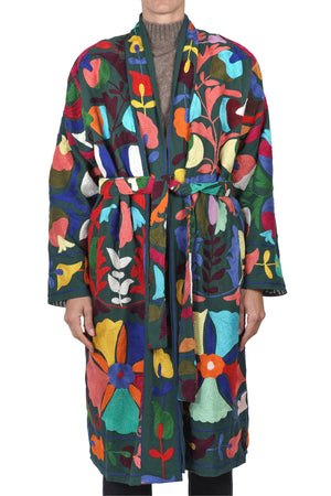 LA FEMME BLANCHE La Femme Blanche - Cappotto - 461414 - Fantasia verdone da donna