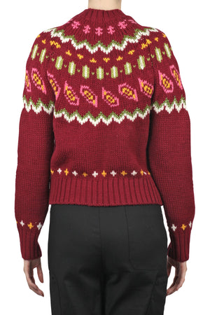 MC2 SAINT BARTH MC2 Saint Barth - Maglia - 441703 - Fantasia Bordeaux da donna