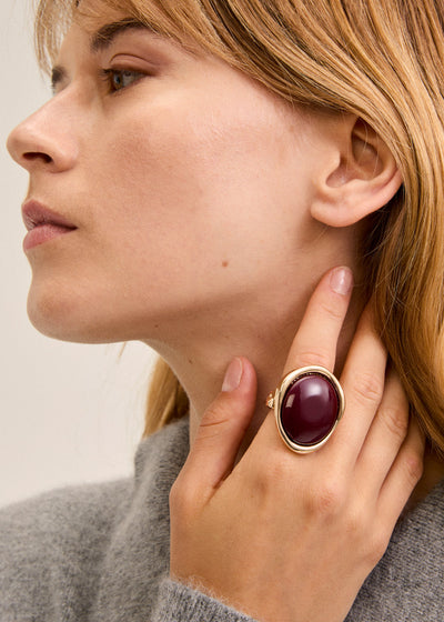 ANELLO BEAN ELASTICO TONDO RESINA