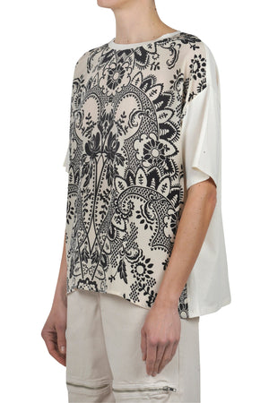 WEEKEND MAXMARA Weekend MaxMara - T-shirt - 450457 - Panna/Nero da donna