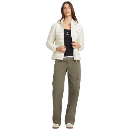 Guess piumino giacca puffer avorio W4YL00 WG922 G053 Giubbini Guess Jeans