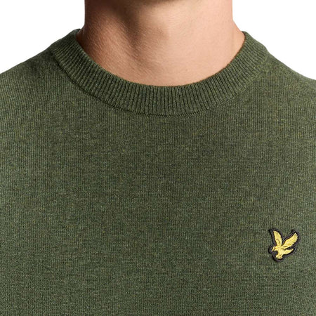 Lyle & Scott maglione lana verde KN2114VC