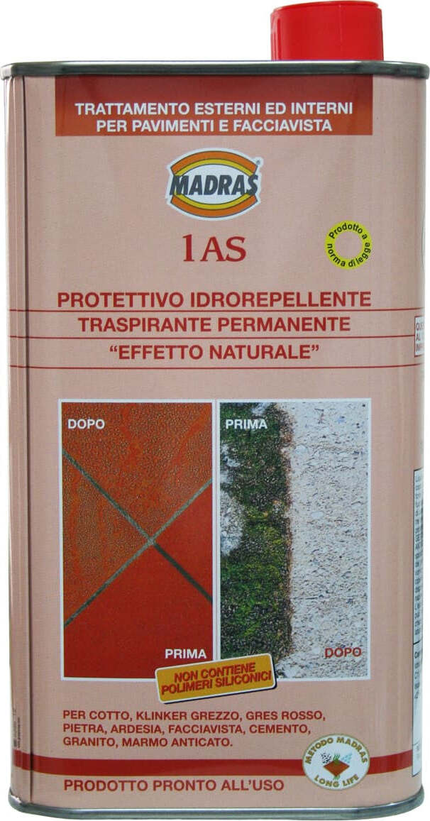 KITER FINISOL Protettivo Antimacchia All’acqua Per Pavimenti In Cotto Pietre Naturali E Legno 5 L Finisol Kiter - Foto 3