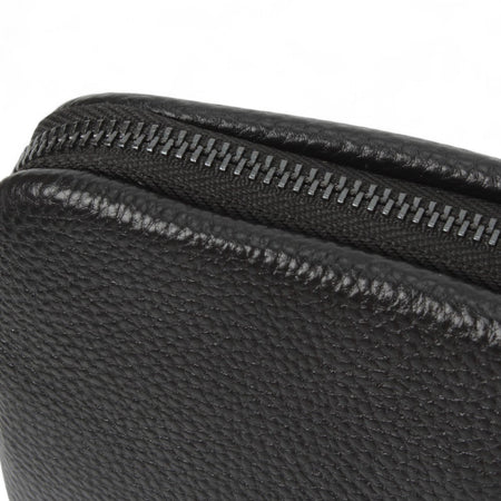 Sei G pochette nera da uomo con lucchetto ID