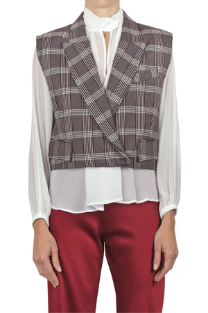 SO ALLURE So Allure - Gilet - 441067 - Fantasia Bordeaux da donna