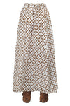 NIU - Gonna - 450206 - Bianco/Tabacco da donna