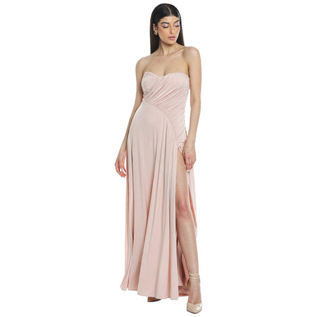 Relish vestito lungo cipria TIGRE RCP2409006012 Vestiti Relish