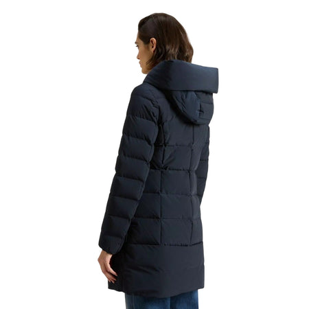 Woolrich giubbini donna woolrich - puffy prescott parka - blu da donna
