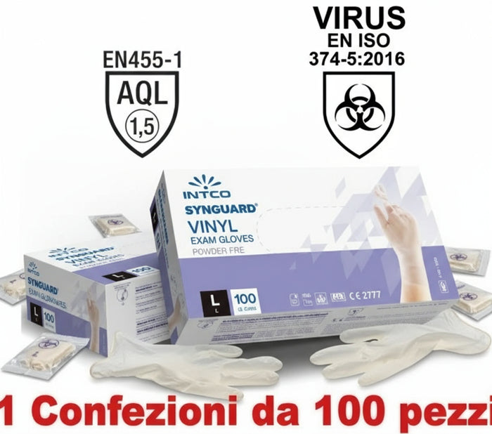 GUANTI MONOUSO IN NITRILE NITROFLEX CF.100 PZ. Col. Blu tg. 7,5 (M GUANTI MONOUSO IN NITRILE NITROFLEX CF.100 PZ. Col. Blu tg. 7,5 (M