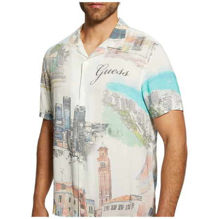 Guess t-shirt camicia manica corta Riviera M4GH57 WD4Z2