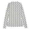 MARINE SERRE Recycled Moon Jersey Crewneck in White da donna