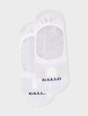 Gallo Solette accollate uomo cotone bianco tinta unita