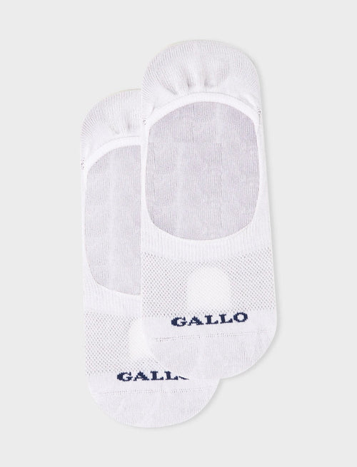 Gallo Solette accollate uomo cotone bianco tinta unita