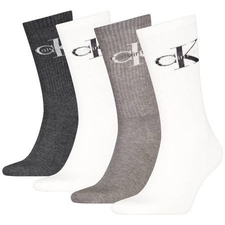 Calvin Klein uomo pack 4 calze grigio bianco 701235982002801