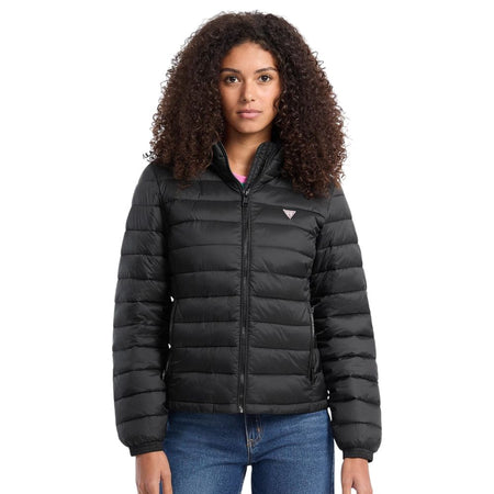 Guess piumino nero con cappuccio GJ W5RL99 WHAB2 JBLK