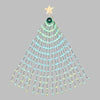 Tenda mantello per albero gocce di luci led per alberi da esterno