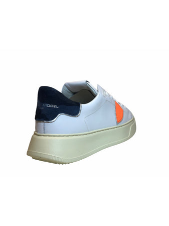 Philippe Model sneaker uomo philippe model - temple low man - bianco da uomo