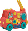 CLEMENTONI Montessori Baby Firetruck - camion dei pompieri con metodo Montessori - educativo - con elementi in legno, 17551