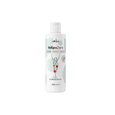 Crema Snellente Anticellulite - Effetto Tonificante e Rassodante con Sensazione di Freschezza | Formula Drenante per Gambe, Glutei e Addome | AdipoZero - Texture Leggera e Facile da Applicare 200ml